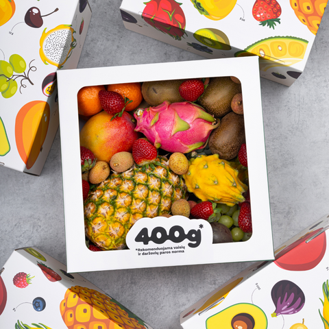 Išskirtinė 400g dovanų dėžutė
