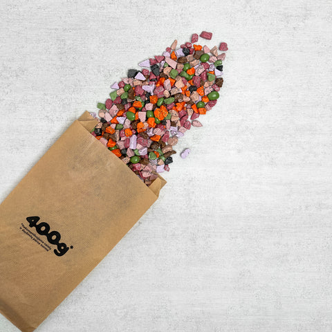 Pieniško šokolado gabaliukai akmenukų formos, 500 g