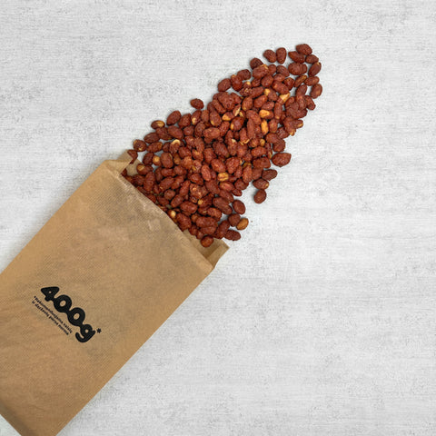 Karamelizuoti žemės riešutai, 500 g