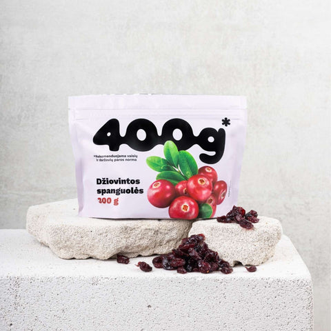 Džiovintos spanguolės, 300 g