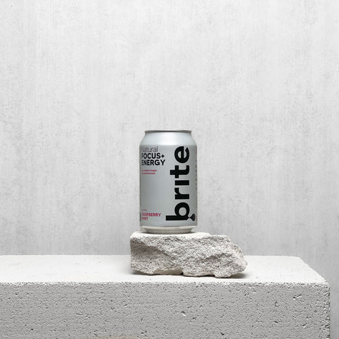 Nootropinis gėrimas BRITE aviečių ir mėtų skonio, 330 ml