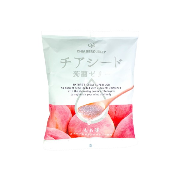 Želė saldainiai su chia persikų skonio